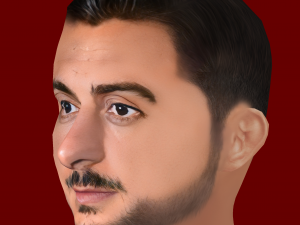 Joselu Head - Low poly head for game 3D Model