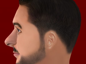 Joselu Head - Low poly head for game 3D Model
