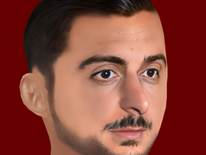 Joselu Head - Low poly head for game 3D Model