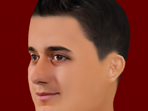 Lucas Vazquez Head - Low poly head for game Model 3D