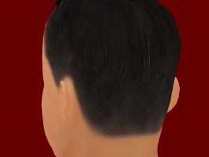 Lucas Vazquez Head - Low poly head for game Model 3D