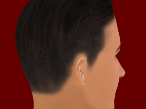 Lucas Vazquez Head - Low poly head for game Model 3D