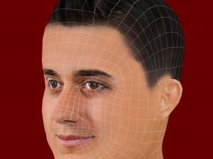 Lucas Vazquez Head - Low poly head for game Model 3D