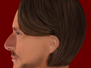 Luka Modric Head - Low poly head for game 3Dモデル