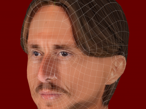 Luka Modric Head - Low poly head for game 3Dモデル