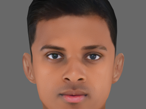Rodrygo Goes Head - Low poly head for game 3Dモデル