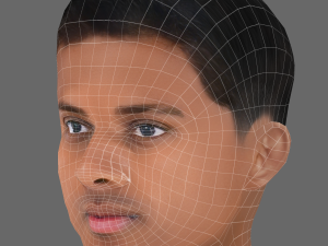 Rodrygo Goes Head - Low poly head for game 3D Model