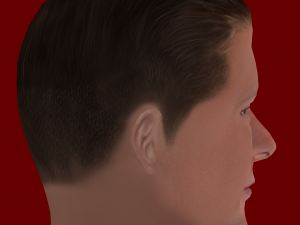 Toni Kroos Head - Low poly head for game Modello 3D