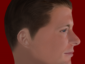 Toni Kroos Head - Low poly head for game Modello 3D