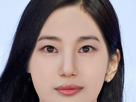 BAE Suzy Head - No Hair - Low poly head for game 3D Model