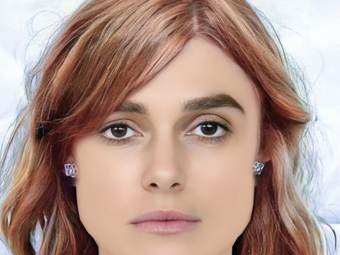 Keira Knightley Head - No Hair - Low poly head for game 3Dモデル
