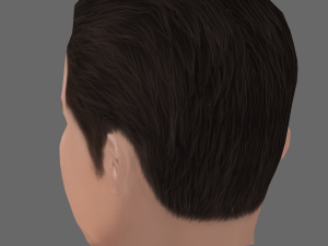 Arnold Schwarzenegger Head - Low poly head for game Modelo 3D