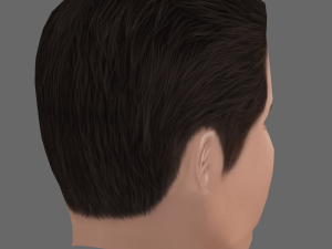 Arnold Schwarzenegger Head - Low poly head for game Modelo 3D