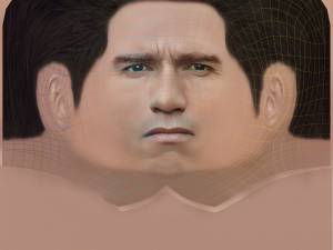 Arnold Schwarzenegger Head - Low poly head for game Modelo 3D