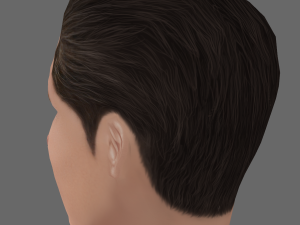 Benedict Cumberbatch Head - Low poly head for game Modelo 3D