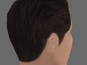 Benedict Cumberbatch Head - Low poly head for game Modelo 3D
