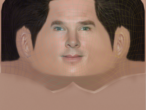 Benedict Cumberbatch Head - Low poly head for game Modelo 3D