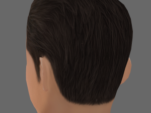 Chris Evans Head - Low poly head for game Modelo 3D