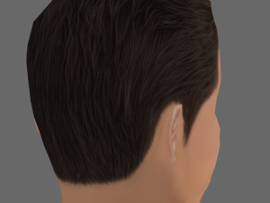 Chris Evans Head - Low poly head for game Modelo 3D