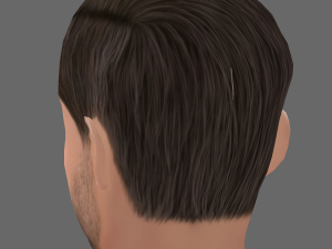 Chris Hemsworth Head - Low poly head for game Model 3D