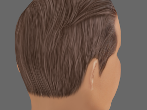 David Beckham Head - Low poly head for game 3D Model