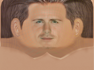 David Beckham Head - Low poly head for game 3D Model