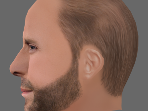 Jason Statham Head - Low poly head for game 3D Модель