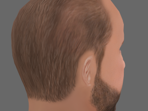 Jason Statham Head - Low poly head for game 3D Модель