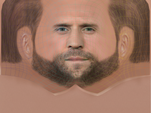 Jason Statham Head - Low poly head for game 3D Модель