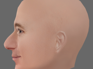 Jeff Bezos Head - Low poly head for game 3D Модель