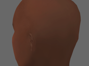 Tyrese Gibson Head - Low poly head for game 3D-Modell