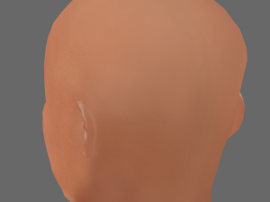 Vin Diesel Head - Low poly head for game Modelo 3D
