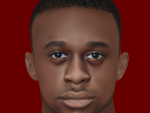 Aaron Wan-Bissaka Head - Low poly head for game 3D Model