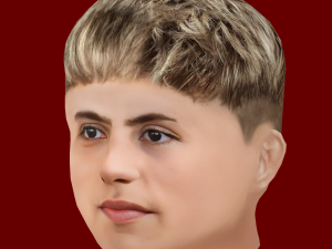 Alejandro Garnacho Head - Low poly head for game Model 3D