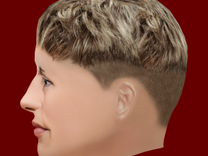 Alejandro Garnacho Head - Low poly head for game Model 3D