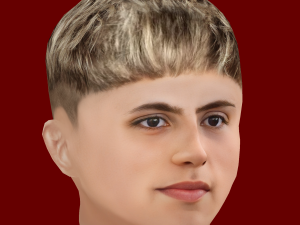 Alejandro Garnacho Head - Low poly head for game Model 3D