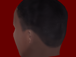Amad Diallo Head - Low poly head for game 3D Model