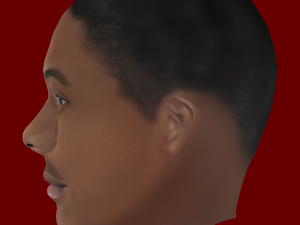 Anthony Martial Head - Low poly head for game Model 3D