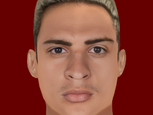 Antony Head - Low poly head for game 3D Model