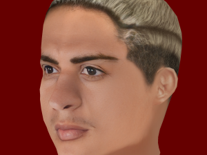 Antony Head - Low poly head for game 3Dモデル