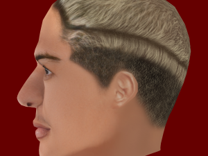 Antony Head - Low poly head for game 3Dモデル
