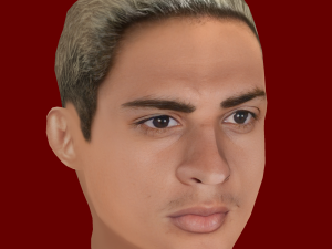 Antony Head - Low poly head for game 3Dモデル