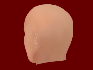 Bill Burr Head - Low poly head for game 3Dモデル