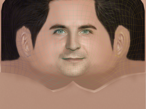 Bradley Cooper Head - Low poly head for game 3D 模型