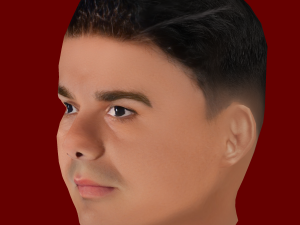 Casemiro Head - Low poly head for game 3D Model