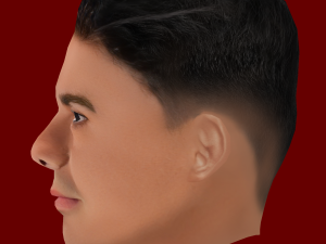 Casemiro Head - Low poly head for game 3D Model