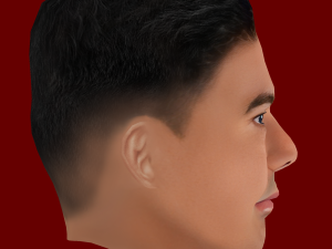 Casemiro Head - Low poly head for game 3D Model