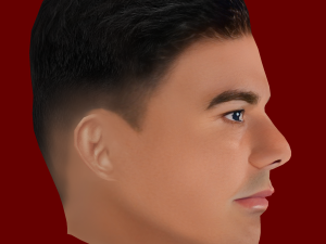 Casemiro Head - Low poly head for game 3D Model