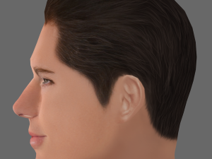 Channing Tatum Head - Low poly head for game 3D 模型