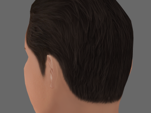 Channing Tatum Head - Low poly head for game 3D 模型